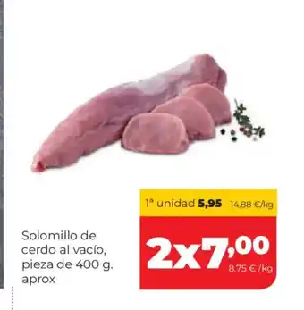 Alimerka Solomillo de cerdo al vacío oferta