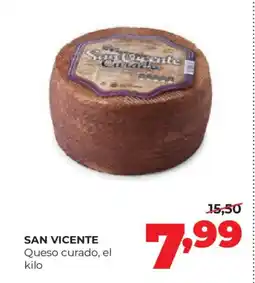 Alimerka SAN VICENTE Queso curado oferta