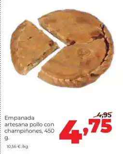 Alimerka Empanada artesana pollo con champiñones oferta