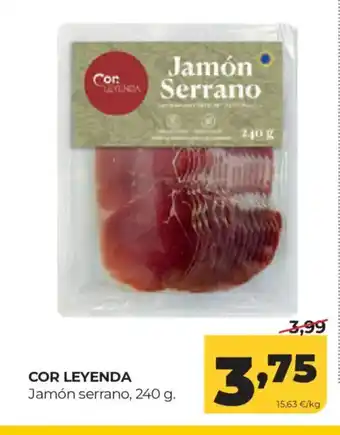 Alimerka COR LEYENDA Jamón serrano oferta