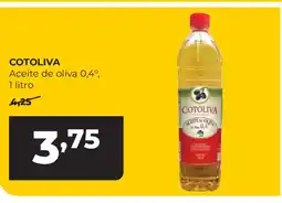 Alimerka COTOLIVA Aceite de oliva 0,4° oferta