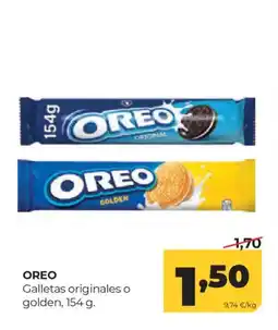 Alimerka OREO Galletas originales o golden. oferta