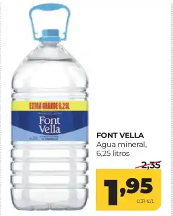 Alimerka FONT VELLA Agua mineral oferta
