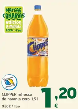 HiperDino CLIPPER refresco de naranja zero oferta