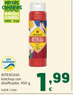 HiperDino INTERCASA ketchup con dosificador oferta