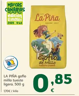 HiperDino LA PIÑA gofio millo tueste ligero oferta