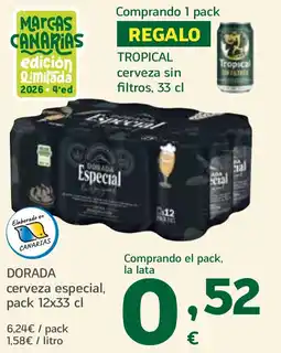 HiperDino DORADA cerveza especial oferta