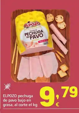 HiperDino ELPOZO pechuga de pavo bajo en grasa, al corte oferta