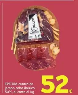 HiperDino ÉPICUM centro de jamón cebo ibérico 50%, al corte oferta