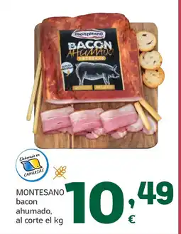 HiperDino MONTESANO bacon ahumado, al corte oferta