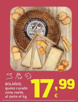 HiperDino BOLAÑOS queso curado zona norte, al corte oferta