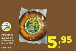 HiperDino PASTEROR queque de ralladura de limón oferta