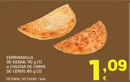 HiperDino Empanadilla de kebab o chilena de carne de cerdo oferta