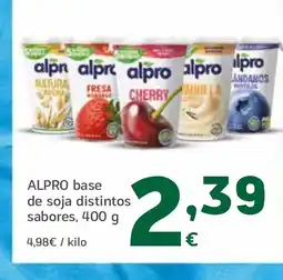 HiperDino ALPRO base de soja distintos sabores oferta