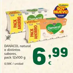 HiperDino DANACOL natural o distintos sabores oferta