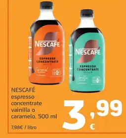 HiperDino NESCAFÉ espresso concentrate vainilla o caramelo oferta