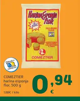 HiperDino COMEZTIER harina esponja flor, oferta