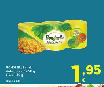HiperDino BONDUELLE maíz dulce oferta