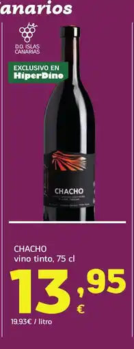 HiperDino CHACHO vino tinto oferta