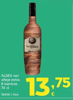 HiperDino ALDEA ron añejo extra 8 barricas oferta