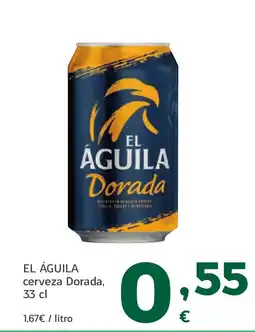 HiperDino EL ÁGUILA cerveza Dorada oferta