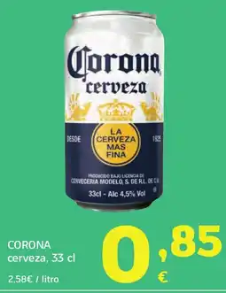 HiperDino CORONA cerveza oferta
