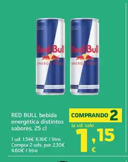 HiperDino RED BULL bebida energética distintos sabores oferta