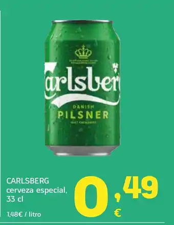 HiperDino CARLSBERG cerveza especial oferta