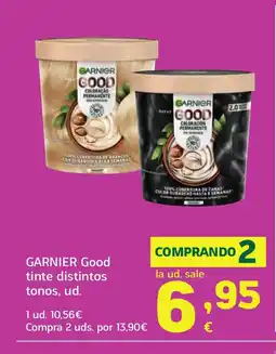 HiperDino GARNIER Good tinte distintos tonos, ud. oferta