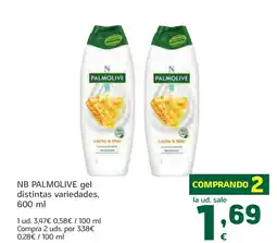 HiperDino NB PALMOLIVE gel distintas variedades oferta