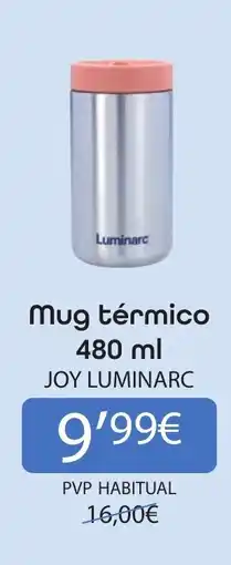 HiperDino LUMINARC mug térmico oferta