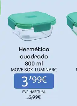 HiperDino LUMINARC Hermético cuadrado oferta