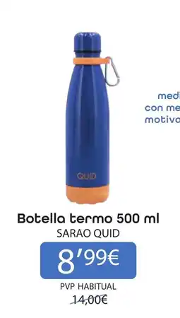 HiperDino SARAO QUID Botella termo oferta