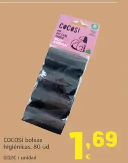 HiperDino COCOSI bolsas higiénicas oferta