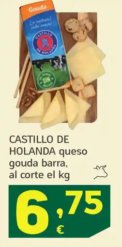 HiperDino CASTILLO DE HOLANDA queso gouda barra, al corte oferta