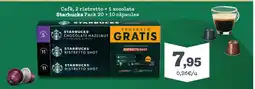 Sorli STARBUCKS Cafè, 2 ristretto + 1 xocolata oferta