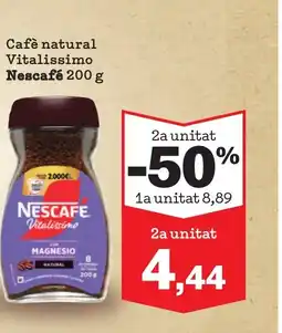 Sorli NESCAFÉ Cafè natural Vitalissimo oferta