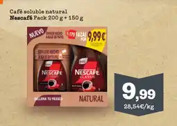 Sorli NESCAFÉ Cafè soluble natural oferta