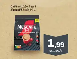 Sorli NESCAFÉ Cafè soluble 3 en 1 oferta