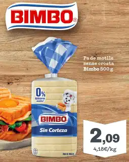 Sorli BIMBO Pa de motlle sense crosta oferta