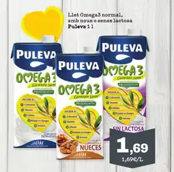 Sorli PULEVA Llet Omega3 normal, amb nous o sense lactosa oferta