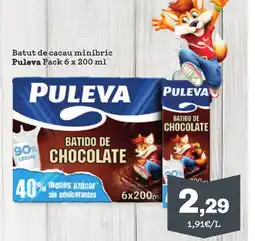 Sorli PULEVA Batut de cacau minibric oferta