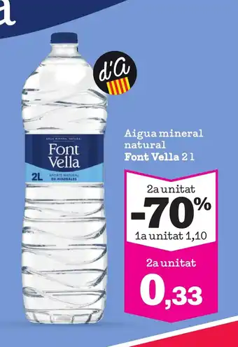 Sorli FONT VELLA Aigua mineral natural oferta