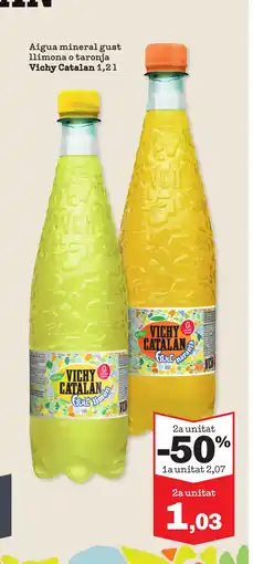 Sorli VICHY CATALAN Aigua mineral gust llimona o taronja oferta