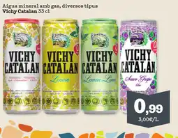 Sorli VICHY CATALAN Aigua mineral amb gas, diversos tipus oferta