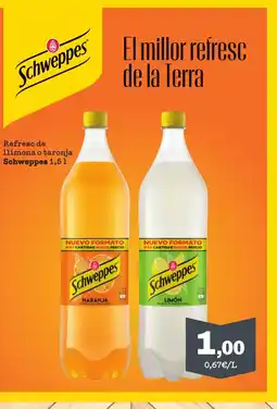 Sorli SCHWEPPES Refresc de llimona o taronja oferta