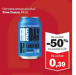 Sorli FREE DAMM Cervesa sense alcohol oferta