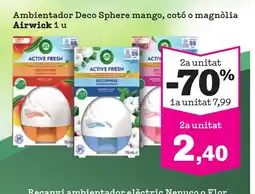 Sorli AIRWICK Ambientador Deco Sphere mango, cotó o magnòlia oferta