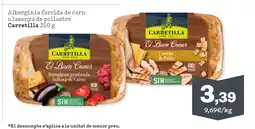 Sorli CARRETILLA Albergínia farcida de carn olasanya de pollastre oferta