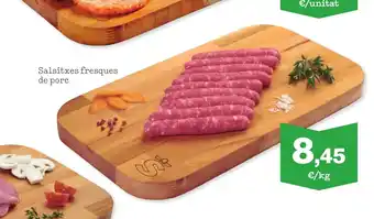 Sorli Salsitxes fresques de porc oferta